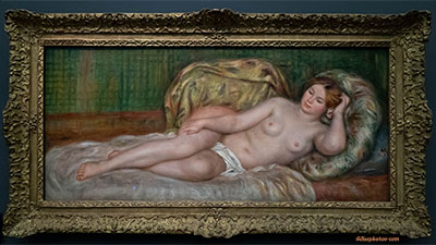 Musée d'Orsay : Auguste Renoir (1841 - 1919) Grand nu - en 1907 huile sur toile 